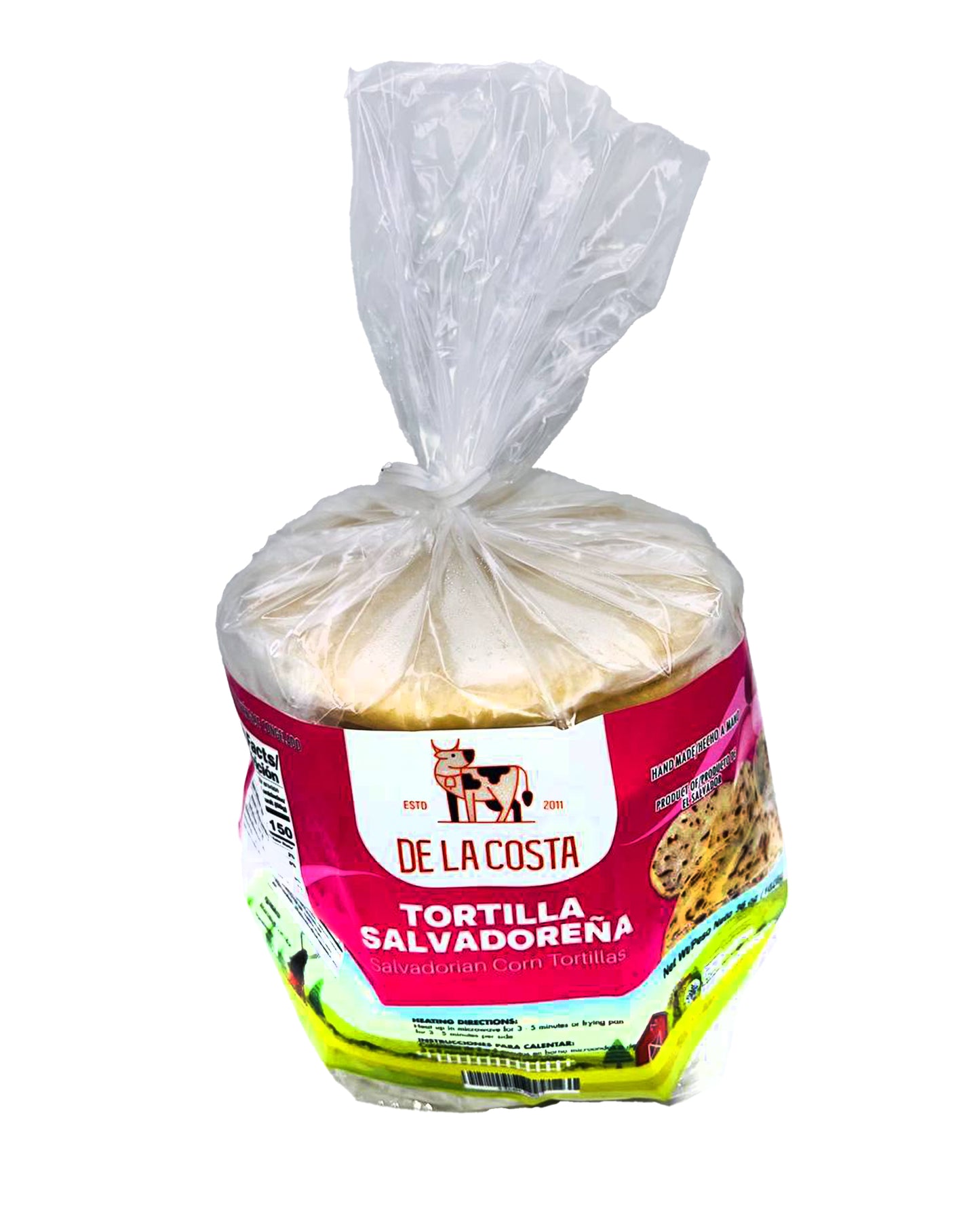De la Costa Tortillas Salvadoreñas