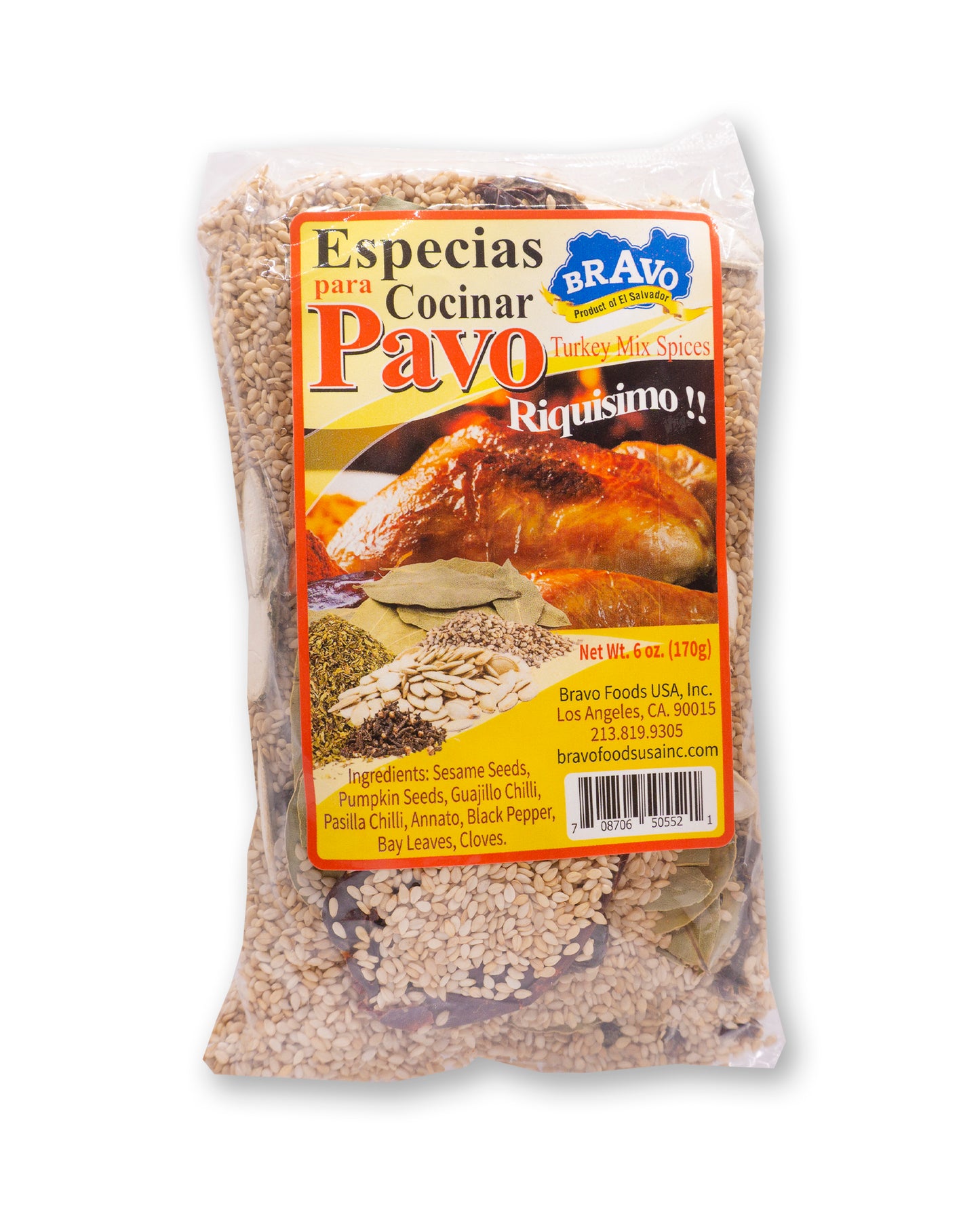 Especias Para Pavo Bravo 6 oz