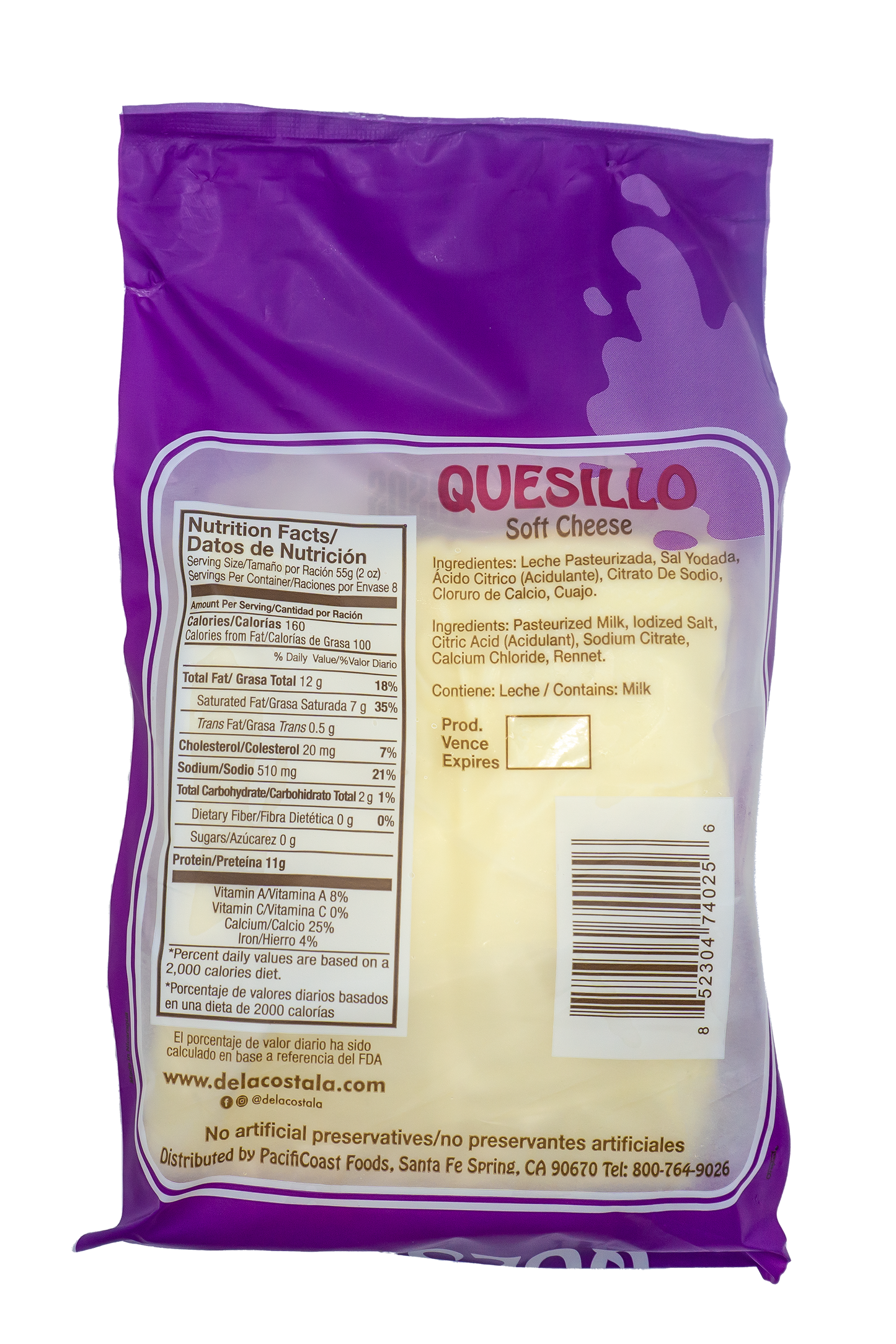 De La Costa Quesillo 12 oz