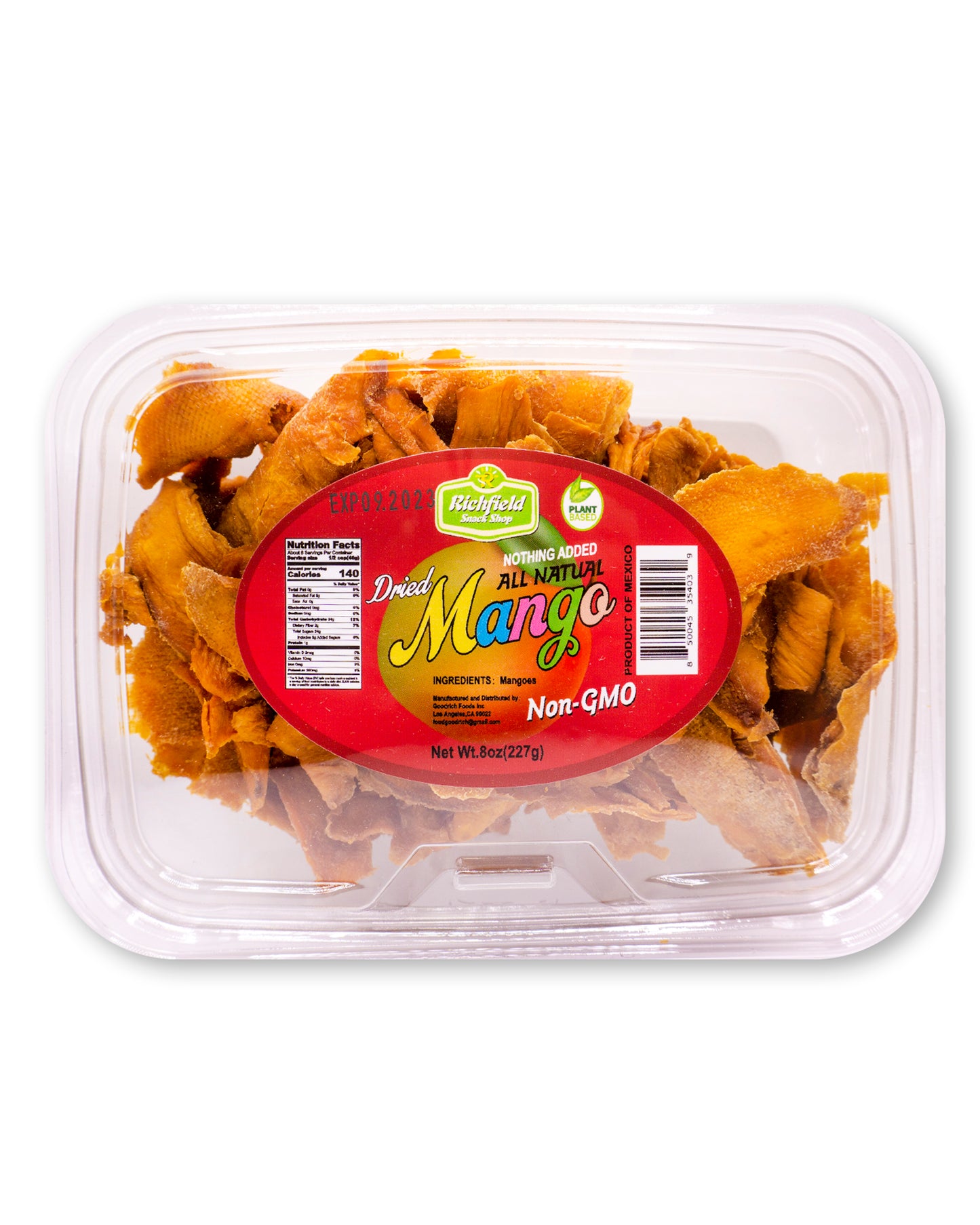 Mango Natural Deshidratado 8oz