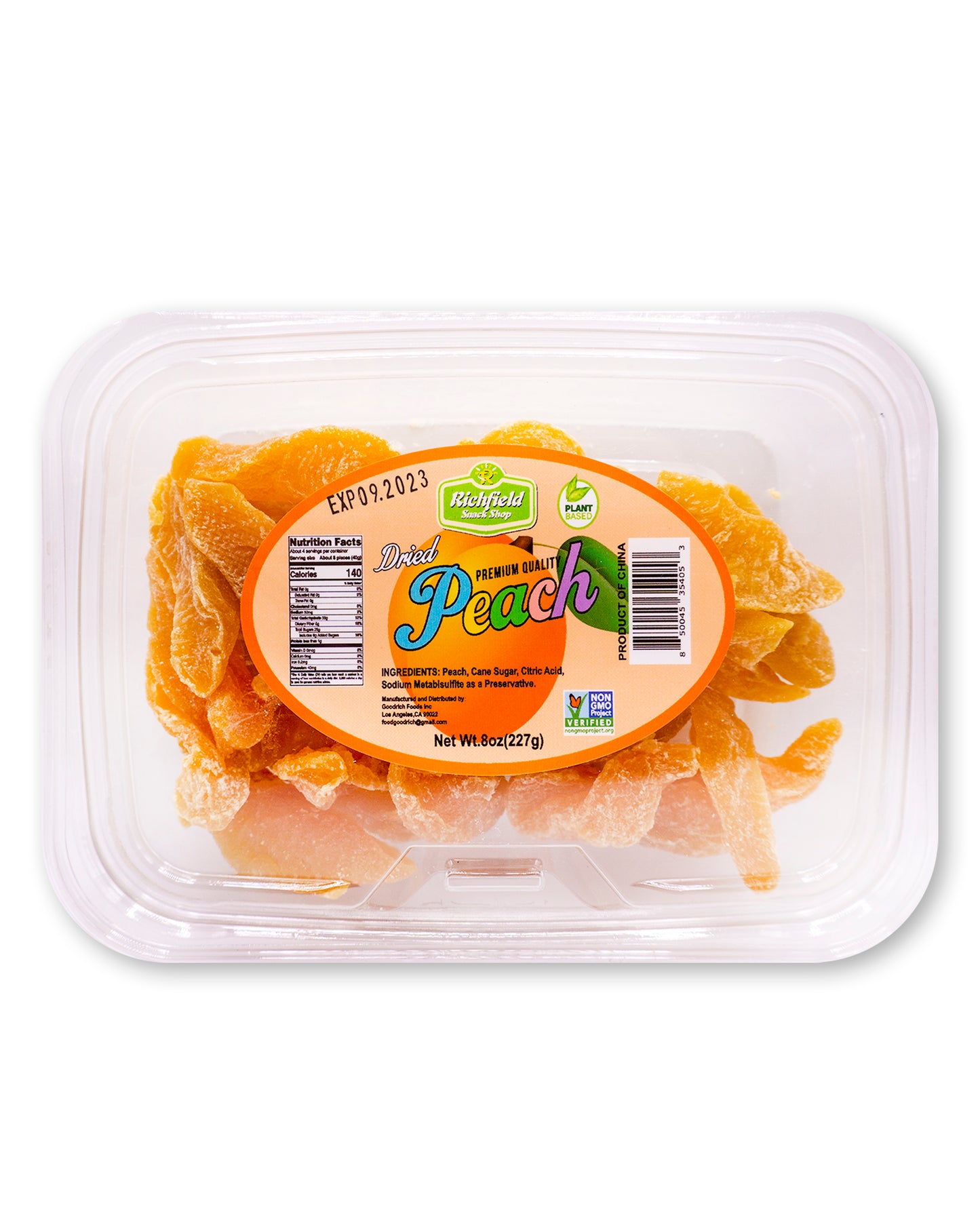 Durazno Deshidratado 8oz