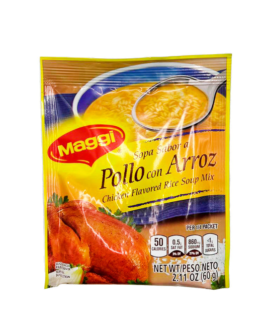 Sopa Maggi Pollo con Arroz