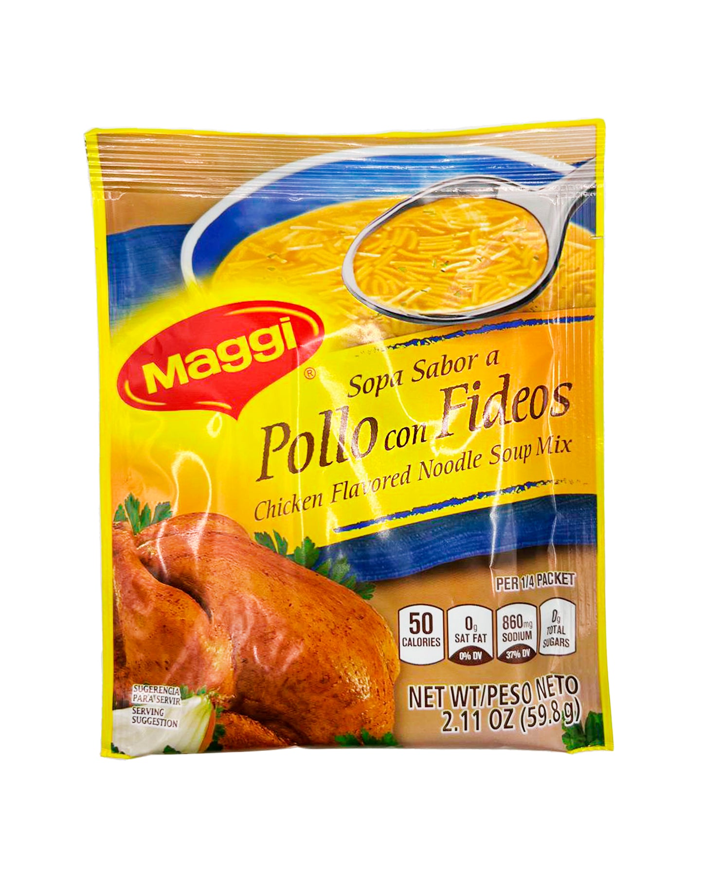 Sopa Maggi Pollo con Fideos 60g