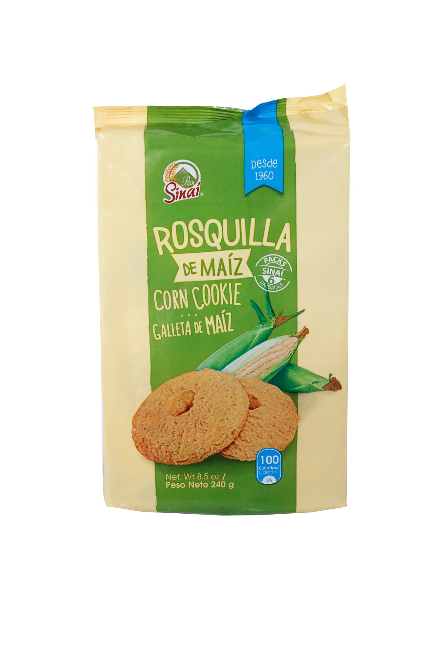 Pan Sinai Rosquilla de Maiz 8.50 oz (Pack of 6)