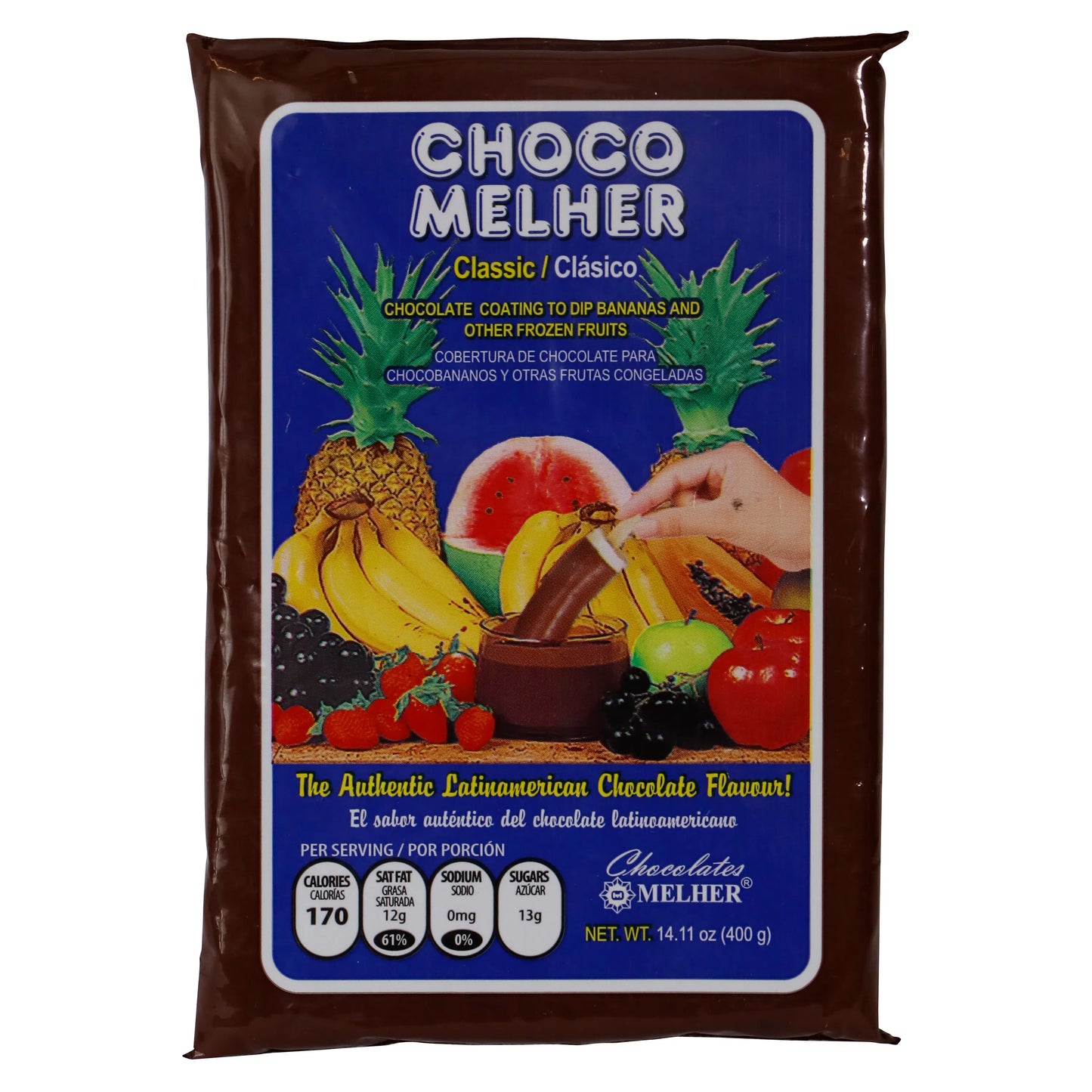 Chocomelher Clásico Chocolate 400 gr